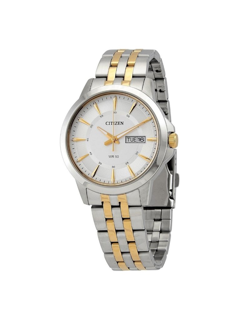 Nwt Citizen Quartz Silver Dial Two-Tone Men's Watch